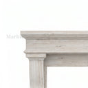 Travertine fireplace in White Travertine - Image 7