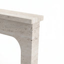 Travertine fireplace in White Travertine - Image 7