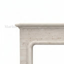 Travertine fireplace in White Travertine - Image 7