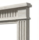 Travertine fireplace in White Travertine - Image 6