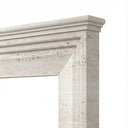 Travertine fireplace in White Travertine - Image 7