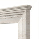 Travertine fireplace in White Travertine - Image 7
