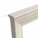 Travertine fireplace in White Travertine - Image 8