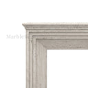 Travertine fireplace in White Travertine - Image 6