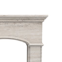 Travertine fireplace in White Travertine - Image 5