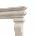 Travertine fireplace in White Travertine - Image 6