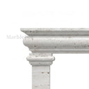 Travertine fireplace in White Travertine - Image 5