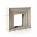 Travertine fireplace in White Travertine - Image 5