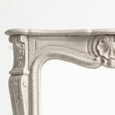Travertine fireplace in White Travertine - Image 7