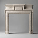 Travertine fireplace in White Travertine - Image 2