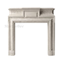 Travertine fireplace in White Travertine - Image 4