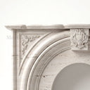Travertine fireplace in White Travertine - Image 8
