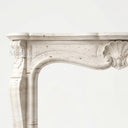 Travertine fireplace in White Travertine - Image 6