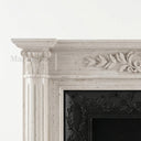 Travertine fireplace in White Travertine - Image 6