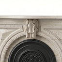 Travertine fireplace in White Travertine - Image 7