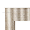 Travertine fireplace in White Travertine - Image 6