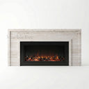 Travertine fireplace in White Travertine - Image 5