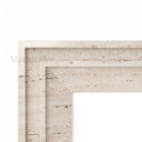 Travertine fireplace in White Travertine - Image 5