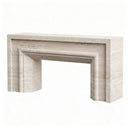 Travertine fireplace surround in White Travertine - Image 2