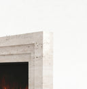Travertine fireplace surround in White Travertine - Image 6