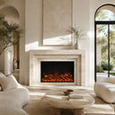 Travertine fireplace surround in White Travertine - Image 1