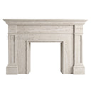 White travertine fireplace in White Travertine - Image 5