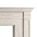 White travertine fireplace in White Travertine - Image 7