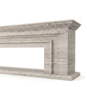 Travertine fireplace surround in White Travertine - Image 7