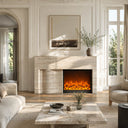 Travertine fireplace surround in White Travertine - Image 1