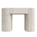 Travertine fireplace surround in White Travertine - Image 3