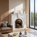 Marble Fire Surround And Hearth 43" Height