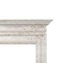 Travertine fireplace surround in White Travertine - Image 5