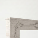 Travertine fireplace surround in White Travertine - Image 6