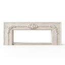Travertine fireplace surround in White Travertine - Image 4