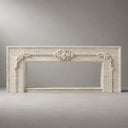 Travertine fireplace surround in White Travertine - Image 2
