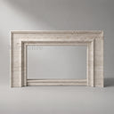 Travertine fireplace surround in White Travertine - Image 2