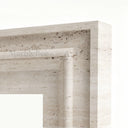 Travertine fireplace surround in White Travertine - Image 6