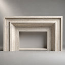 Travertine fireplace surround in White Travertine - Image 2