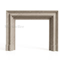 Bolection limestone fireplace in Moonlight Beige Limestone - Image 4