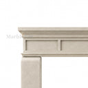 Limestone fireplace in Moonlight Beige Limestone - Image 6