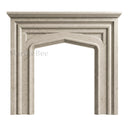 Limestone fireplace surround in Moonlight Beige Limestone - Image 3