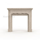 Limestone mantel in Moonlight Beige Limestone - Image 3