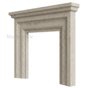 Limestone hearth in Moonlight Beige Limestone - Image 4