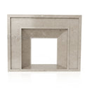 Limestone fireplace mantel in Moonlight Beige Limestone - Image 3
