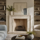 Limestone fire surround in Moonlight Beige Limestone - Image 1