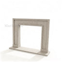 Natural limestone fireplace in Moonlight Beige Limestone - Image 3