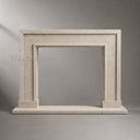 Natural limestone fireplace in Moonlight Beige Limestone - Image 2