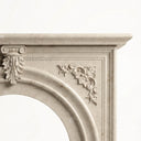 Victorian Limestone fireplace in Moonlight Beige Limestone - Image 6