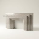 Limestone electric fireplace in Moonlight Beige Limestone - Image 5