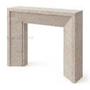 Limestone fireplace surround in Moonlight Beige Limestone - Image 4